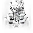 king tut tattoo design idea