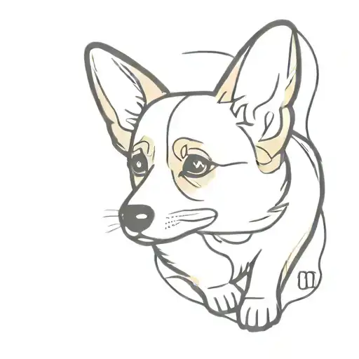 CORGI tattoo design idea