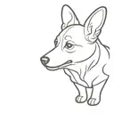 CORGI tattoo design idea