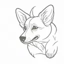 CORGI tattoo design idea