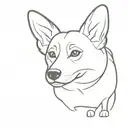 CORGI tattoo design idea