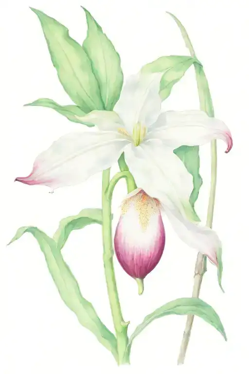 Apple blossom loon trillium mt good lady slipper tattoo design idea