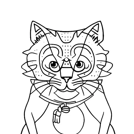 Cat Ham tattoo design idea