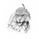 fountain pen tattoo design idea