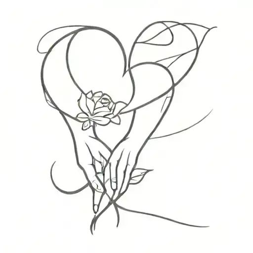 unconditional love tattoo design idea