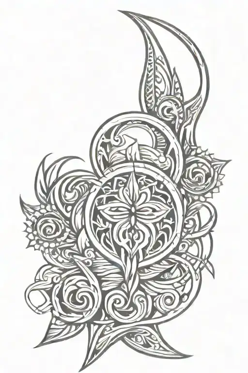 Tribal tatoo similar to George Clooney's "From dusk till Dawn" movie tattoo design idea