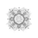 backtattoo peony mandala snake tattoo design idea