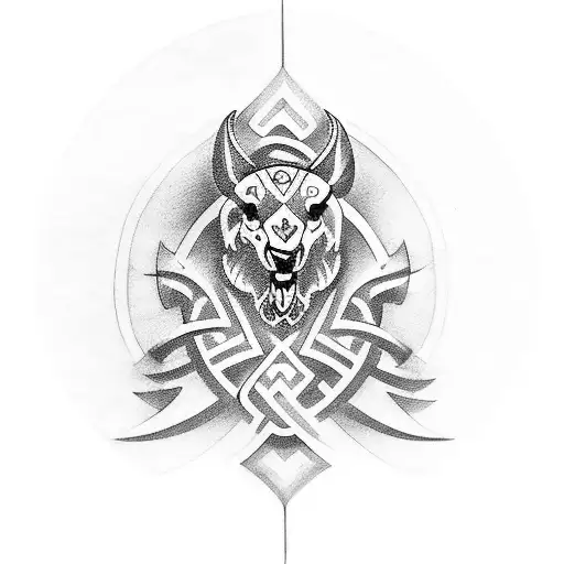 Design a tattoo that symbolizes the honor and family values of Serbian heritage tattoo design idea