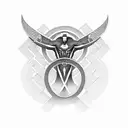 Create a tattoo that represents the discipline of the gym and orthodox religion tattoo design idea