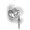 Design a forearm tattoo for men that symbolises all the following: Development Growth Learning Resilence Family tattoo design idea