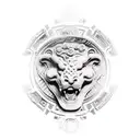 ancient roman astronaut tattoo design idea