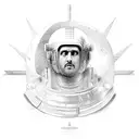 ancient roman astronaut full body tattoo design idea