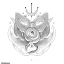 ouroboros orca tattoo design idea