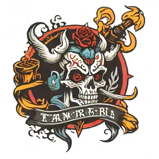 Team Rebels BBQ tattoo design idea