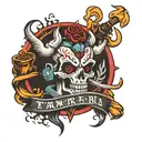 Team Rebels BBQ tattoo design idea