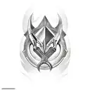 skyrim themed tattoo design idea