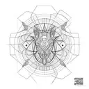 electric circuit  tattoo design idea