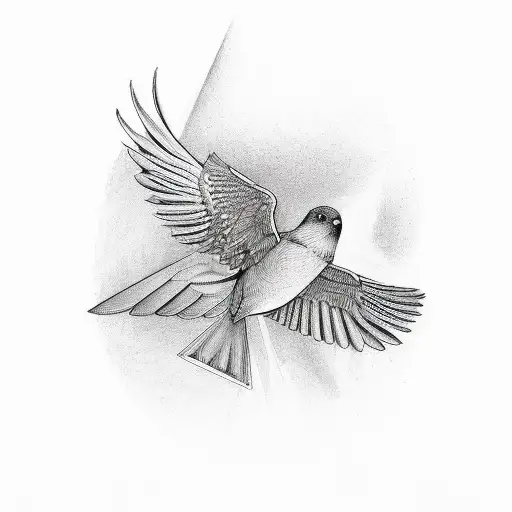 Bird of Hermes  tattoo design idea