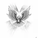 Bird of Hermes  tattoo design idea