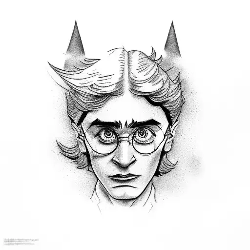 harry potter universe nostalgic vibe tattoo design idea