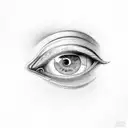 Eye Triangle tattoo design idea