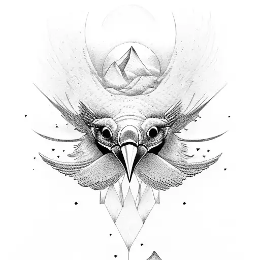 condor tattoo design idea