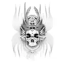 ghetto angel tattoo design idea