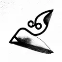 Q spades tattoo design idea