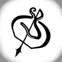 Q spades tattoo design idea