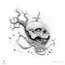 biology tattoo design idea