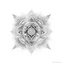 phoenix mandala tattoo design idea