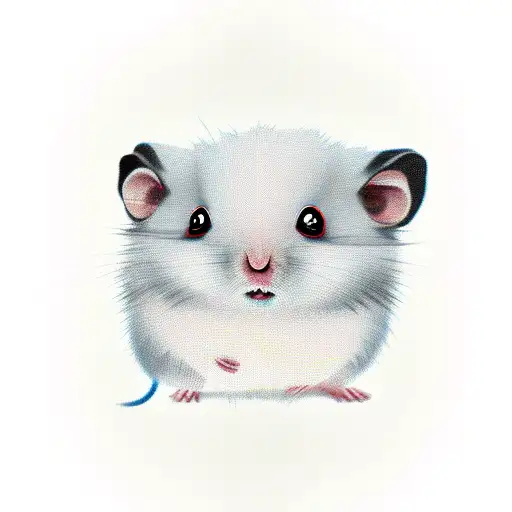 hamster, kimono, japan tattoo design idea