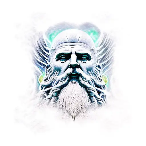 zeus and gaia tattoo design idea