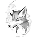 kitsune tattoo design idea