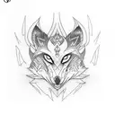 kitsune tattoo design idea