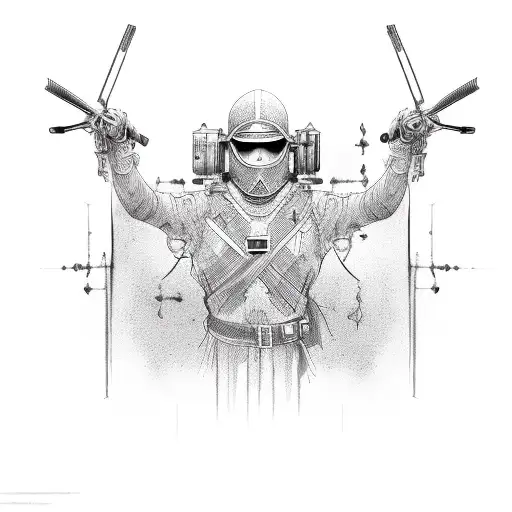 911 hero tattoo design idea