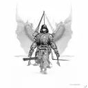 911 hero tattoo design idea