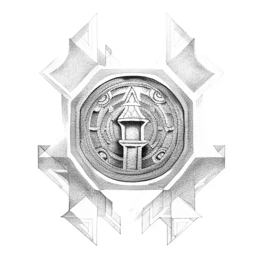 pantheon tattoo design idea