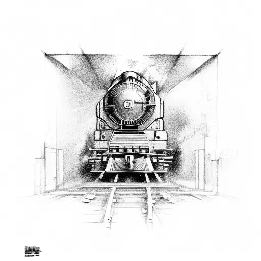 graffiti, urbex, trains tattoo design idea