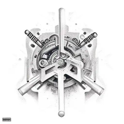 graffiti trains ghetto gangster tattoo design idea