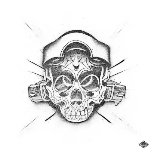 graffiti trains ghetto gangster tattoo design idea