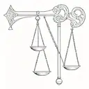 Libra, The Rod of Mercury tattoo design idea