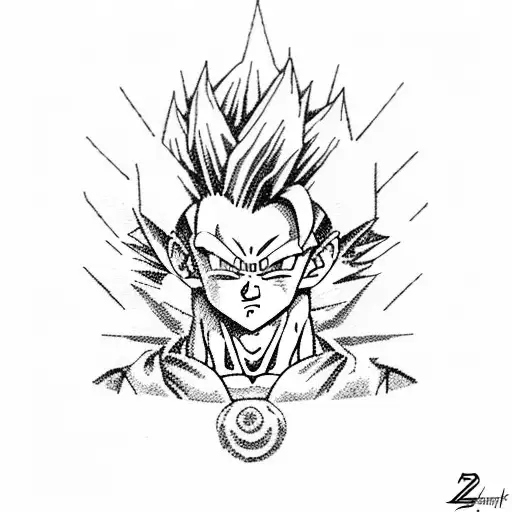 dragon ball z  tattoo design idea