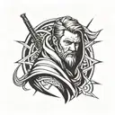 obi wan kenobi tattoo design idea