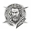 obi wan kenobi tattoo design idea