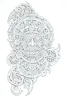 Mayan tattoo design idea