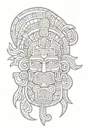 Mayan tattoo design idea