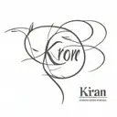 simple hidden tattoo with name kiran tattoo design idea