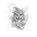 Be strong and courageous. Do not be afraid; do not be discouraged, for the Lord your God will be with you wherever you g tattoo design idea