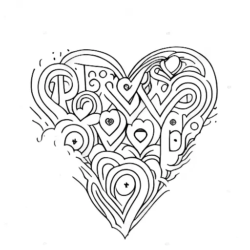 I love you yesterday today and tomorrow too tattoo design idea